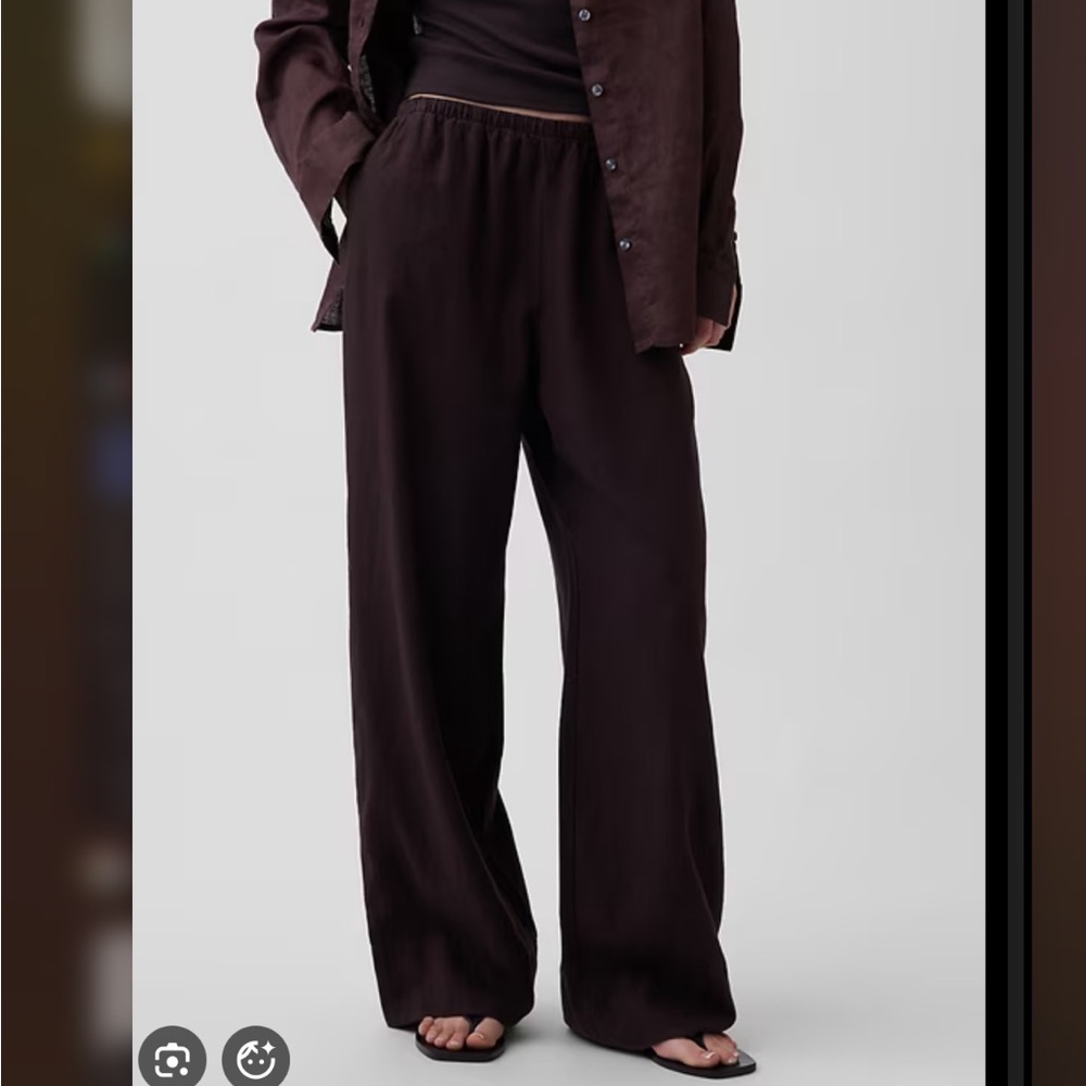 GAP Linen Easy Wide-Leg Pants - Picture 5 of 5